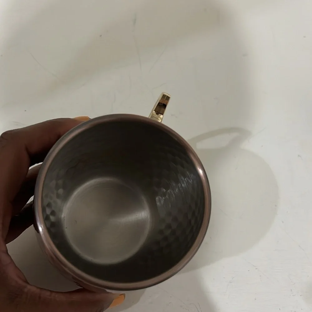 Eco one Silver One International Moscow Mule Mug Copper Hammered‎ Finish